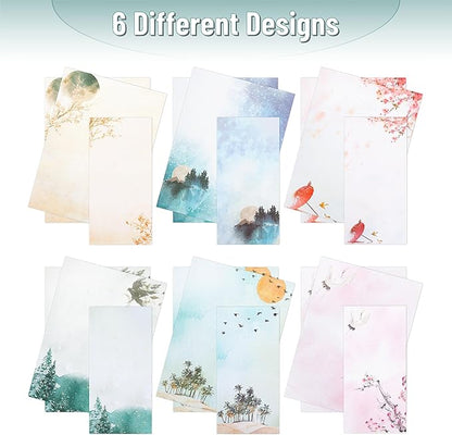 Mr. Pen- Boxed Stationary Letter Paper and Envelopes Set, 30 Stationary Papers+18 Envelopes, Stationery Sets, Stationary Set, Stationary Paper, Letter Stationery Set with Envelopes, Stationery Paper