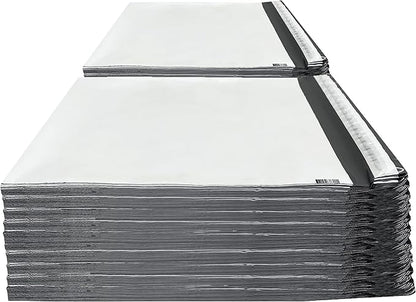 Colored Poly Mailers Pack of: Be creative with your packaging with Colored mailers (White, 9" x 12" pack of 1000)