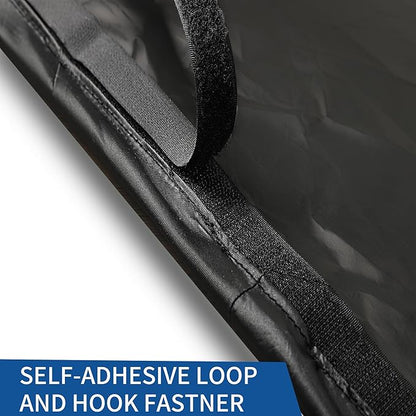 Foldable Desk Small Cubicle Shade For Small Cubicle To Block Overhead Light,Light Shield Cover for Light Sensititve Workers, Desk Canopy Disturbance or Privacy for Open Office Black