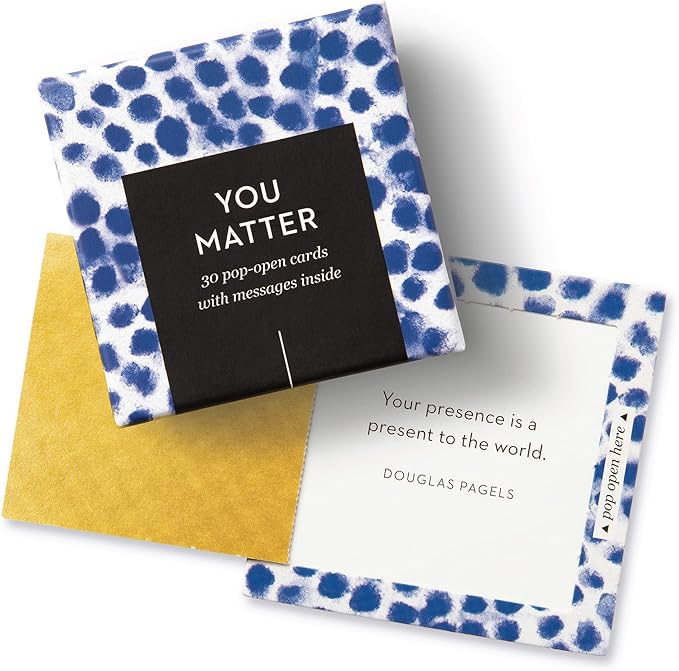 Compendium ThoughtFulls Pop-Open Cards — 3-Pack of You're Awesome, You Matter, Thank You — 90 Pop-Open Cards, Each with a Different Message Inside