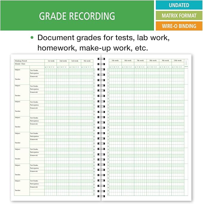 Elan Publishing Company Deluxe Full-Year Student Planner for High School 40 Weeks (HS-90)