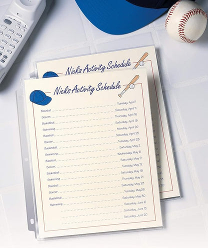 Avery Semi-Clear Standard Weight Sheet Protectors, Top Load, 100 Document Protectors (75536)