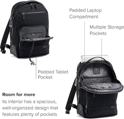 TUMI Harrison Warren Backpack - 15-Inch Laptop Backpack - Stylish Women's & Men's Backpack for Travel & Business - Black