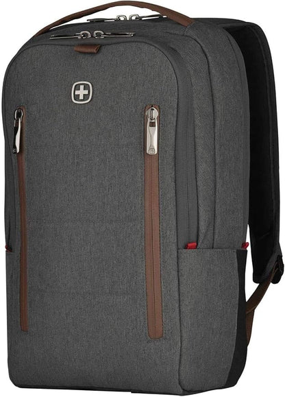 Wenger City Upgrade Laptop Backpack with Cross Body Day Bag 40.64 cm 16 Inches Grey