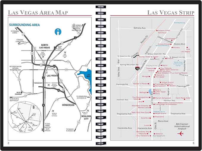 2025 Datebook & City Themed Planner – Resource Guide with Daily, Weekly & Monthly Views – 3-Year Reference Calendar - Multi-Purpose Travel Notebook Guide & Adventure Diary (Las Vegas '25)