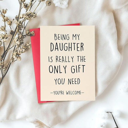Daughter Birthday Card, Happy Birthday Card for Daughter,Birthday Gifts for Daughter, Daughter Birthday Gift, Birthday Card for Daughter Adult