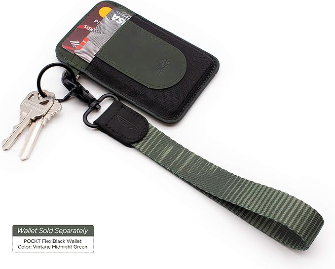 POCKT Lanyard for Keys Wristlet Strap Key Chain Holder for Men and Women - Cool Hand Wrist Lanyards for Keys and Wallets