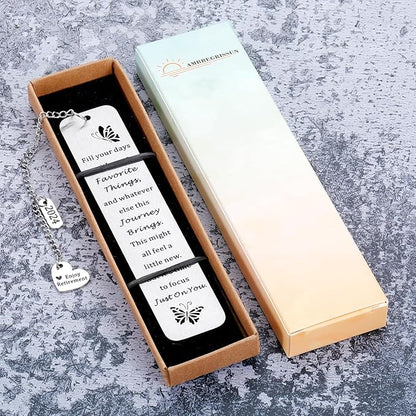 Graduation Retirement Gifts for Women Christmas Retirement Bookmark Gift for Female Her Women Thank You Gifts for Teacher Coworker Friends Retirement Gifts for Employee Boss Leader Retirement Focus