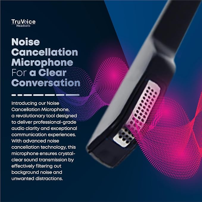 TruVoice Headset Training Solution (Includes 2 x HD-500 Premium Single Ear Headsets with Noise Canceling Microphone,Training Cord and Smart Lead - Works with 99% of Phones with Headset Port)