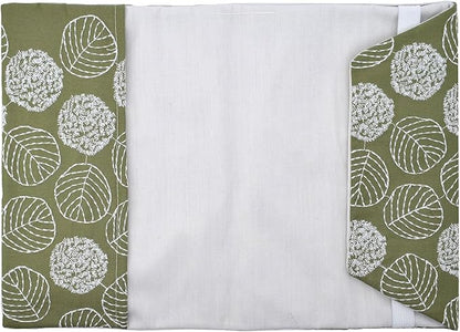 BLBMH Book Covers for Paperbacks Fit for 5.5x8.4 inch Adjustable Book Sleeve Cover for A5 Books Soft Cloth Protector for Notebook Journal - Leaves