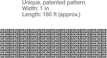 Guard Your ID ADVANCED WIDE Roller Identity Theft Prevention Security Stamp TURQUOISE (70113)