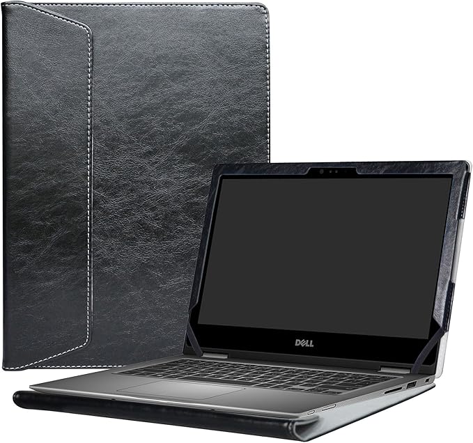 Alapmk Protective Case Cover for 13.3" Dell Inspiron 13 2-in-1 5378 5368 5379 i5378 i5368 i5379 & Latitude 13 2-in-1 3390 Laptop (Warning:Only fit Model 5378 5368 5379),Black