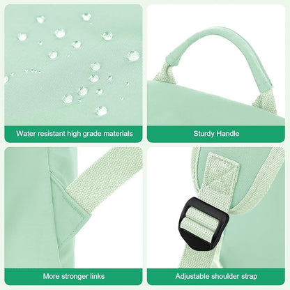 YGR Laptop Backpack for Women and Men, Waterproof Lightweight Travel Daily Rucksack Casual 15.6 inches Computer Bags for College, Green