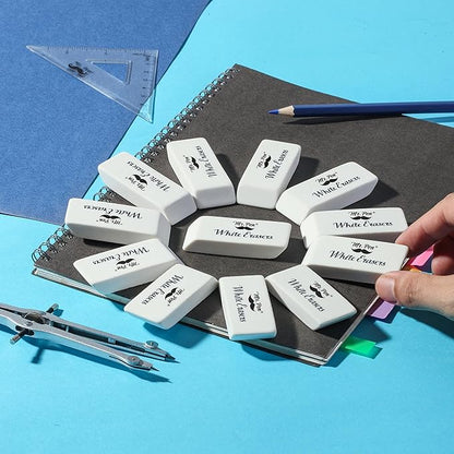 Mr. Pen- White Pencil Eraser, 72 Pack, Block Erasers for Pencils, Large Eraser, White Erasers Bulk