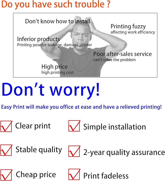 EASYPRINT (2-Pack) Compatible T6715 T6716 Ink Maintenance Box Replacement for Epson Workforce Pro F-4720 WF-4730 WF-4734 WF-4740 EC-4020 EC-4030 EC-4040 WF-C5210 WF-C5290 Printer