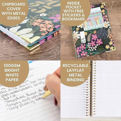 bloom daily planners HARDCOVER 2025 (8.5" x 11") Calendar Year Day Planner (January 2025 - December 2025) - Passion/Goal Organizer - Monthly & Weekly Inspirational Agenda Book - Blooming Wildly