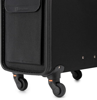 Alpine Swiss 17” Laptop Rolling Briefcase 4 Wheels Pilot Lawyer Attache Travel Case