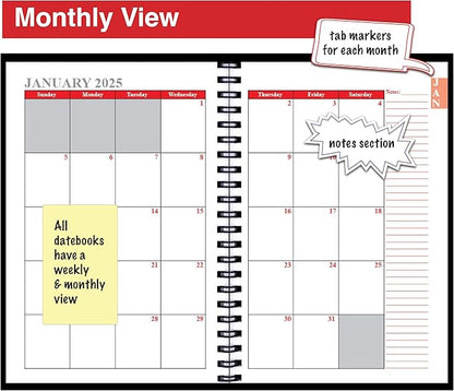 2025 Datebook & City Themed Planner – Resource Guide with Daily, Weekly & Monthly Views – 3-Year Reference Calendar - Multi-Purpose Travel Notebook Guide & Adventure Diary (Day-by-day 2025)