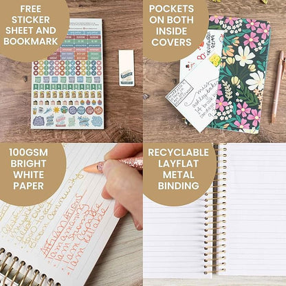 bloom daily planners 2025 Calendar Year Day Planner (January 2025 - December 2025) - 5.5” x 8.25” - Weekly/Monthly Agenda Organizer Book with Stickers & Bookmark - Blooming Wildly