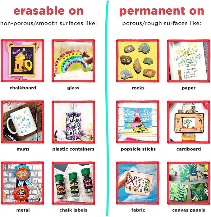 Chalkola 8 Pastel Liquid Chalk Markers for Blackboard, Chalkboard Signs, Window, Labels, Bistro, Glass, Car - Washable Wet Wipe Ink ChalkBoard Markers | 6mm Reversible Tip, Erasable Liquid Chalk Pens