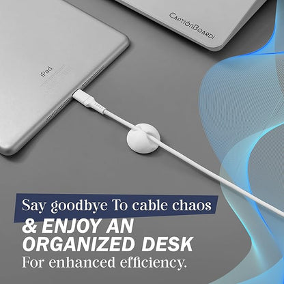 15-Inch Desktop Whiteboard - Glass Dry Erase Board for Desk Whiteboard with Stand with 3 Markers, Spray Bottle, 3 Cable Holders & Storage Box Work from Home Office Gadgets, Black & White