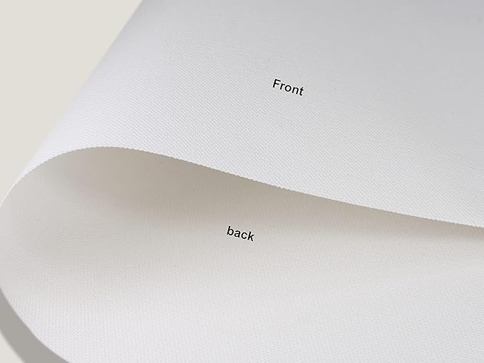 Premium Cotton Matte Canvas Roll, Quick Dry, Wide Format Inkjet Printer Compatible, Perfect for Fine Art, Photography, Giclée Printing, Archival Quality Prints. (44'' x 66' 420gsm Poly-Cotton)