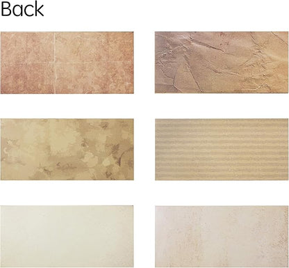 Vintage Envelopes - Classic Aged Envelopes in 6 Unique Designs - Old Looking, Antique Style - 4 x 8.7 inches (48 Pack)