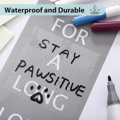 Transparent Sticky Notes, 3x3 inch Clear Sticky Notes, Self-Adhesive Waterproof Translucent Sticky Notes for Annotation College School and Office Supplies - 300 Sheets