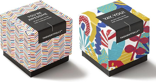 Compendium ThoughtFulls Pop-Open Cards — 2-Pack of You're Awesome, Yay, You! — 60 Pop-Open Cards, Each with a Different Message Inside