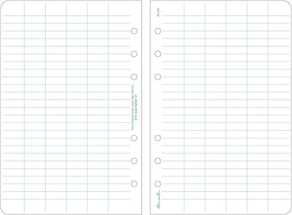 Rite in the Rain Weatherproof Loose Leaf Paper, 4.625" x 7", 32# White, Level Pattern, 100 Sheet Pack (No. 312)