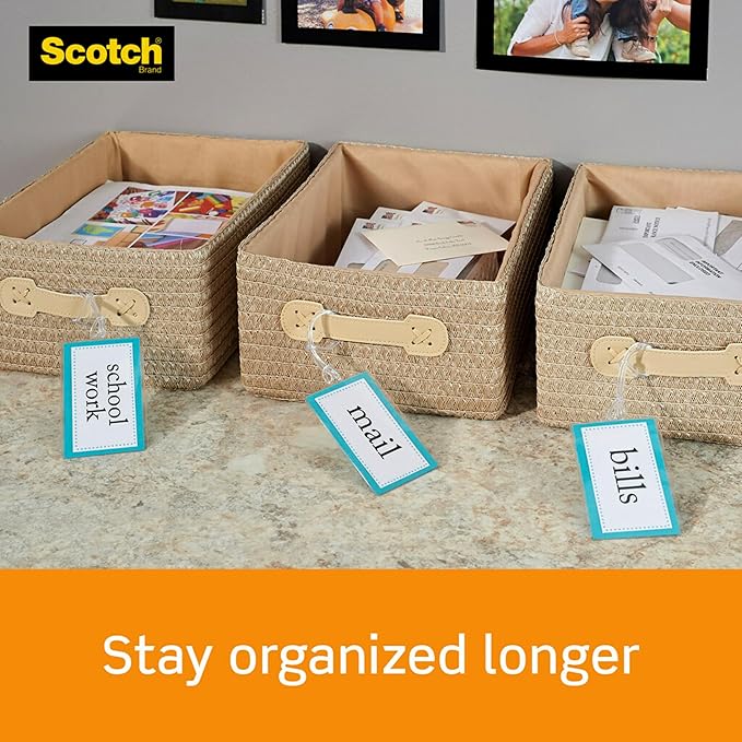 Scotch Self-Sealing Laminating Pouches, 25 Pack, Business Card Size, Great for Gift Tags