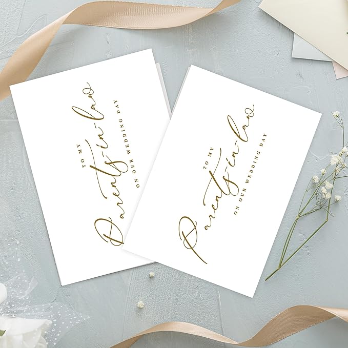 LADY&HOME To My Parents-in-law on Wedding Day Card