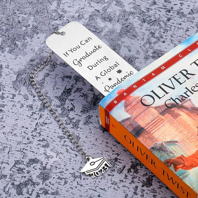 Class of 2023 Bookmark Graduation Gifts for Her Him 2023 Senior High School Master Nurse Medical Students College Grad Graduate Gifts for Daughter Son PhD Degree Inspirational Gifts Women Men