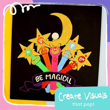 Liquid Chalk Markers (10 Pack) with Gold & Silver - Fine Tip Dry Erase Marker Pens for Blackboard, Windows, Chalkboard Signs, Bistro - 3mm Reversible Tip