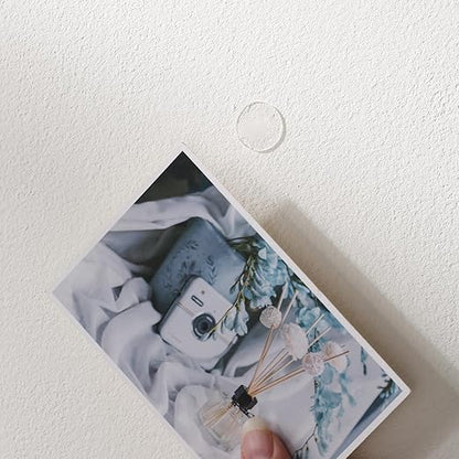 350 Pcs (0.79 Inch Diameter) 20mm Double Sided Adhesive Glue Round Dots Stickers Removable Clear Sticky Tack Putty Waterproof for Balloon, Crafts, Art Decoration