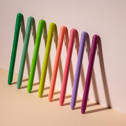 DIVERSEBEE Fine Tip Pens, 8 Bible Pens No Bleed Through, Assorted Fine Point Pens for Journaling, 0.5mm Fineliner Markers, Bible Study Journaling Supplies, Bible Accessories (Spring)