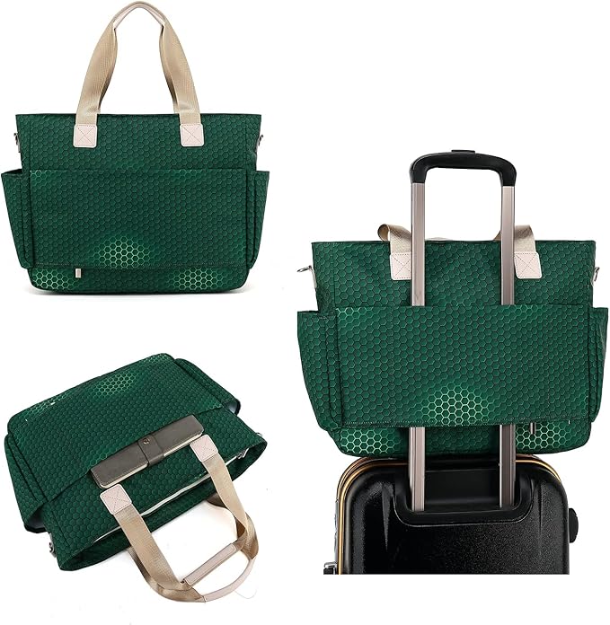 canvaslife Laptop Briefcase, Practical Waterproof Versatile Laptop Shoulder Messenger Bag (15 "-15.6" A-9)