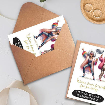 Birthday Cards for Women Funny, Best Friend Cards for Women, Happy Birthday Card for Friend, Birthday Cards for Sister, Sassy Birthday Cards for Women, Funny Friendship Birthday Cards for Bestie
