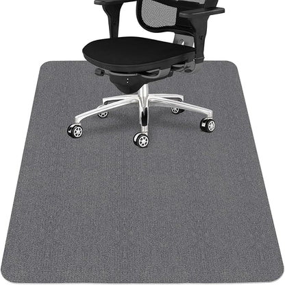 Sycoodeal Office Chair Mat for Hardwood Floor,Computer Gaming Chair Mat,Office Chair Mat for Tile Floor,Large Floor Protector Rug,Anti-Slip,Easy to Clean,Grey(48"x36")