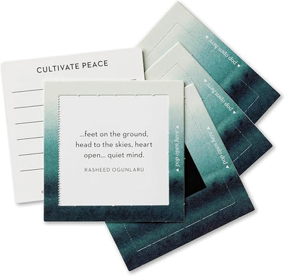 Compendium ThoughtFulls Pop-Open Cards – Embrace Calm – 30 Pop-Open Cards, Each with a Different Inspiring Message Inside