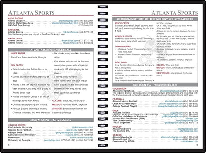 2025 Datebook & City Themed Planner – Resource Guide with Daily, Weekly & Monthly Views – 3-Year Reference Calendar - Multi-Purpose Travel Notebook Guide & Adventure Diary (Atlanta '25)