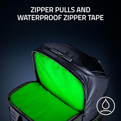 Razer Scout 16" Gaming Laptop Backpack: Lightweight Travel Carry On Computer Bag - Water Resistant - Fits 16 inch Notebook - Black