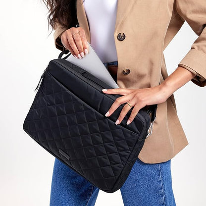 Vera Bradley Women's Performance Twill Laptop Crossbody Workstation
