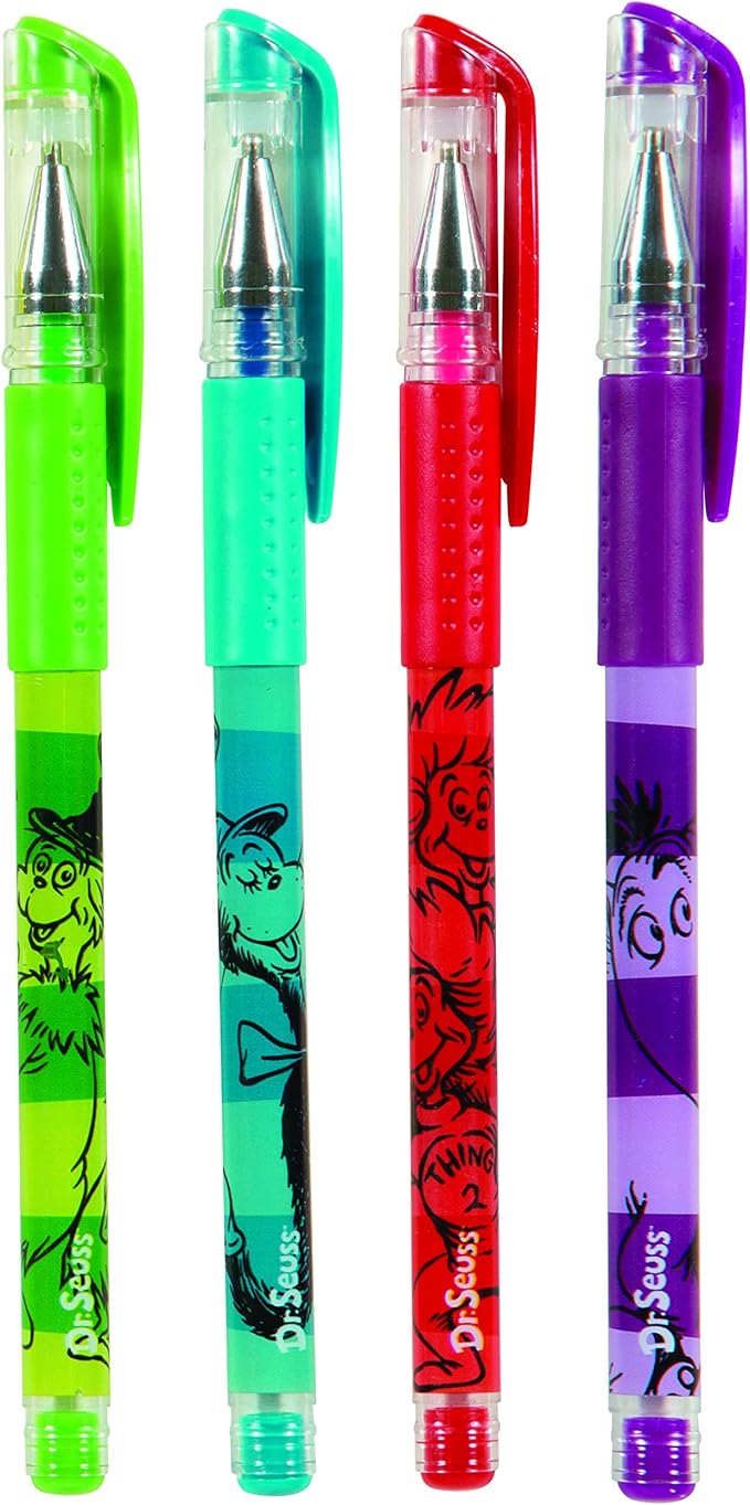 Raymond Geddes Dr. Seuss Grip Gel Pens (Pack of 24)