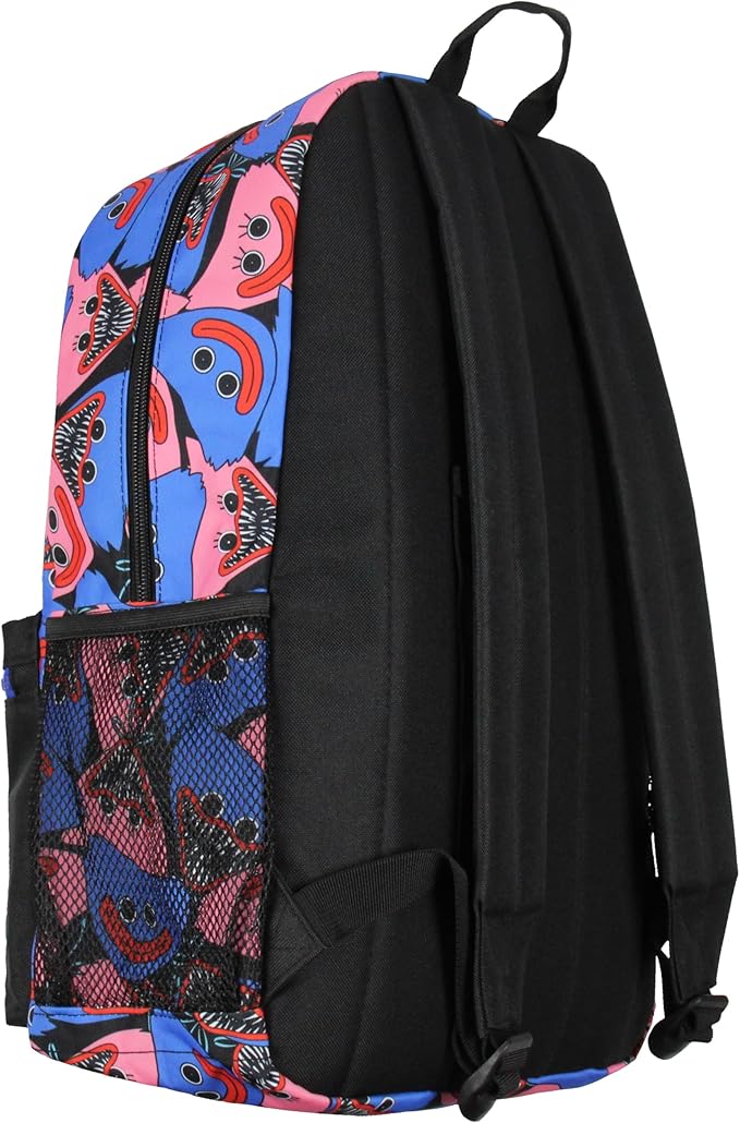 Poppy Playtime Backpack Kissy Missy And Huggy Allover Design Laptop School Travel Backpack