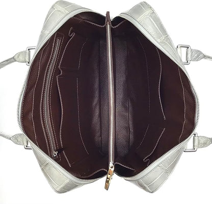 Masami Handmade Genuine Crocodile Leather Business Bag, Briefcase, Japanese brand, Leather bag