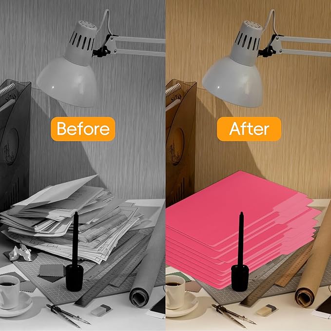 100 Packs File Folder,Rose Red File Folders Letter Size,1/3-Cut Tabs,8.5x11 File Folders for Office,School and Home,Organizer Folder