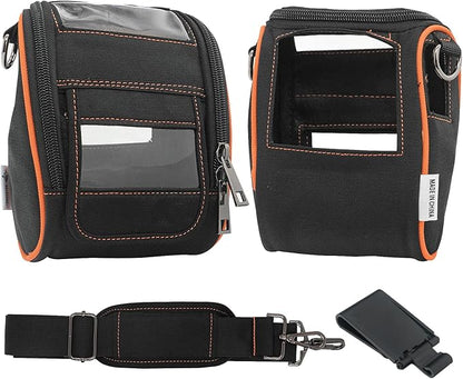 Soft Carrying Case for Zebra ZQ510 ZQ511 Mobile Thermal Printer - 2024 Upgrade Case Holster with Shoulder Strap and Belt Clip Compatible with Zebra ZQ510 ZQ511 Portable Carry Accessories