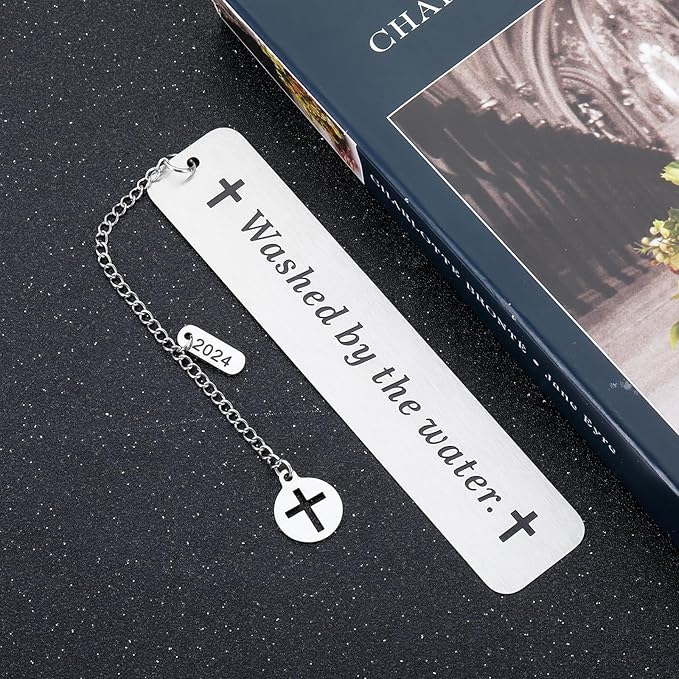 Baptism Gifts for Adults, Adult Baptism Gifts for Women Men, Catholic Baptism Gifts for Boys Girls, Christian Bookmarks for Women, First Bible Gifts for Son, Baptismal Christening Gift