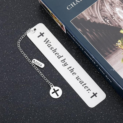 Baptism Gifts for Adults, Adult Baptism Gifts for Women Men, Catholic Baptism Gifts for Boys Girls, Christian Bookmarks for Women, First Bible Gifts for Son, Baptismal Christening Gift